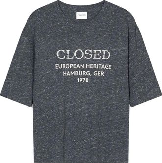 Closed T-shirt con logo - Grigio