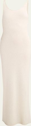 Gabriela Hearst Nyra Silk Gauze Knit Sleeveless Maxi Dress