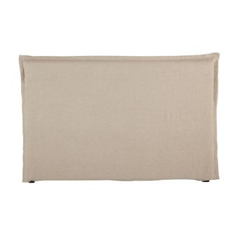 Maisons du monde Funda de cabecero 180cm de lino lavado beige