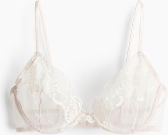 H&M B&uuml;gel-BH aus Spitze - Beige