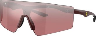 Ferrari Fz 6031U Zonnebril - unisex - Zonnebrillen - Rood - 39 MM - Nylon - Accessoires