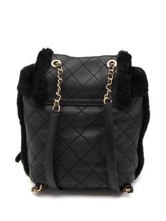 Chanel Gewatteerde rugzak - Zwart