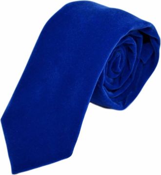 King & Priory Luxury Royal Blue Velvet Tie