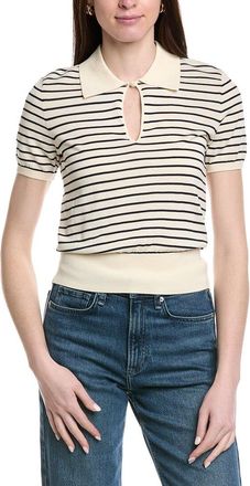 Frame Denim Frame Denim The Keyhole Polo Top