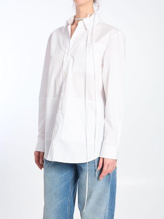Gucci Womens White Poplin Shirt Cotton - Size EU 48 (Womens)