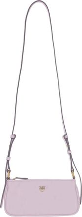 Pinko Mini Half Moon Baguette Leather Bag