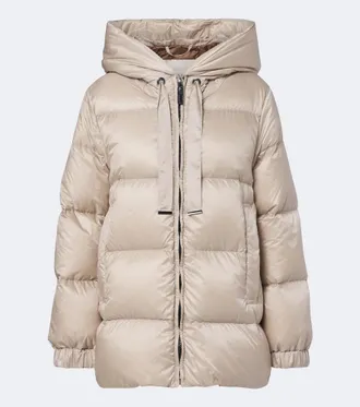 Max Mara Hooded down jacket