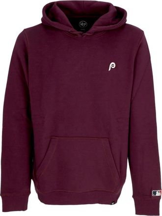 47 Brand Base Runner Emb Burnside Hoodie - Heren - Hoodies - Paars - L - Katoen - Hoodies & sweatvesten