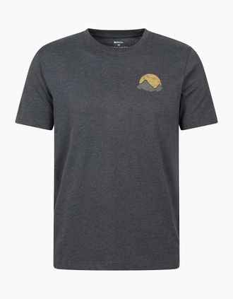 Mountain Warehouse Mens Mountain Warehouse Mens Crest Organic T-Shirt - Grey - Size: 42