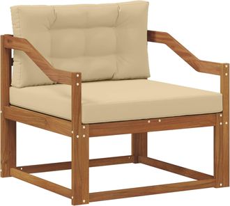 vidaXL Sof&aacute; Intermedio De Exterior Madera De Acacia S&oacute;lida Vidaxl