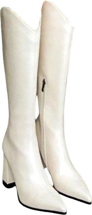 Generic Womens Elastic Over The Knee Boots High Heel Long Thigh High Dress Shoes