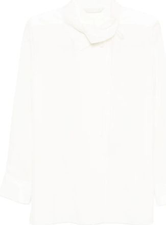 Less Blusa in seta - Toni neutri