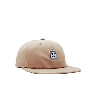 Obey Clothing Icon Patch Panel Hat - Khaki Khaki ONE SIZE