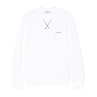 Givenchy Sudadera con Costuras de Alta Costura - Sweatshirts & Hoodies - Hombre - Blanco - L
