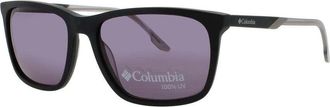 Columbia Mens Black Rectangular Sunglasses C566S002