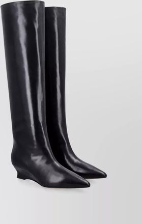 Le Monde Beryl leather tall boots
