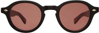 Garrett Leight FLIPPER SUN BIO-BK/SFPRW Mens Sunglasses Black Size 45