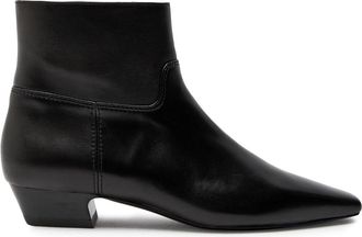 Stuart Weitzman Stuart Weitzman Stassi 20 Leather Ankle Boots - Black - 41 (IT41/ UK8)