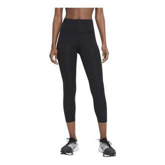 Nike Fast Mid-Rise Crop Running Leggings - - Sport - Donna - Nero - XS