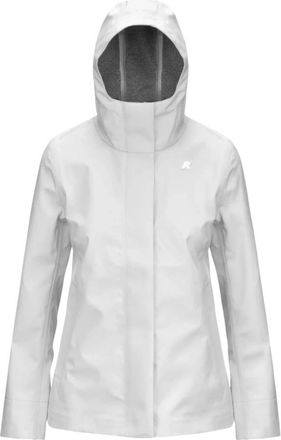 K-Way Madalina Bonded Jersey - Dames - Regenjassen - Wit - S - Polyester - Jassen