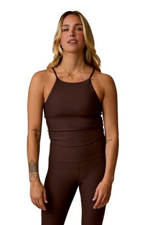 Carve Designs Boca Compression Tankini in Coffee at Nordstrom, Size Xx-Small