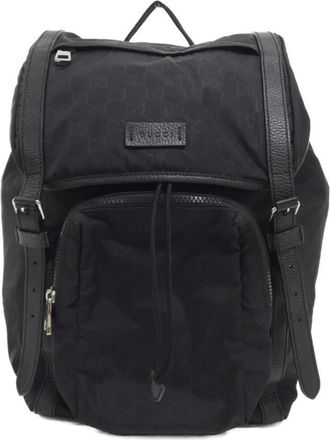 Gucci Black Nylon Backpack (Pre-Owned)