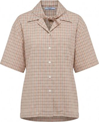 Prada Madras Print Shirt