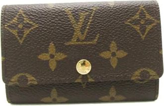 Louis Vuitton Pre-owned Fabric key-holders - Dames - Vintage Accessoires - Bruin - ONE Size - Vintage