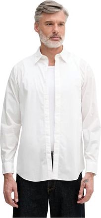A|X Armani Exchange Heren, Overhemden, Wit, Maat: S Katoen