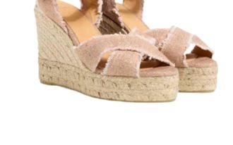 Castaner Bromelia Espadrille Sandal In Rosa Oro