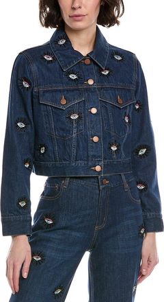 Alice & Olivia Alice + Olivia Chloe Boxy Cropped Jacket