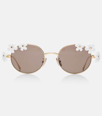 Loewe Signature floral round sunglasses
