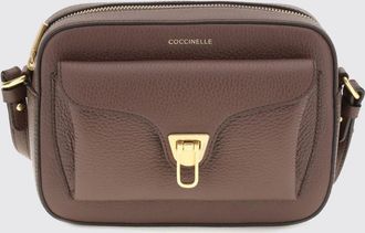Coccinelle Mini camera bag Beat in pelle martellata con tracolla