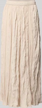 Freequent Midirock mit elastischem Bund Modell Nello in Beige, Größe XL