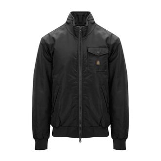 RefrigiWear Bomber Jackets, male, Black, Size: 2XL Bomber Jackets