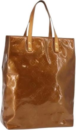 Louis Vuitton Pre-owned Vintage leren tote bag - Dames - Vintage Shopper - Bruin - ONE Size - Leer - Vintage