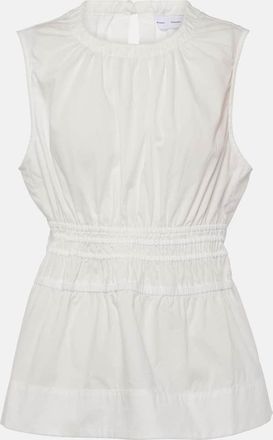 Proenza Schouler White Label Birdie cotton poplin top
