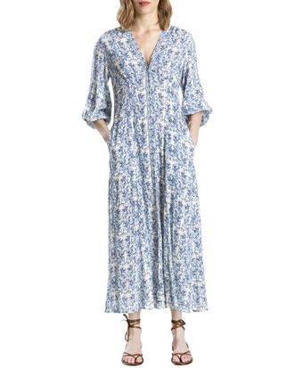 Max Studio Button Front Maxi Dress