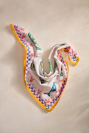 Elizabeth Gillett Italian Caf&eacute; Cotton Bandana