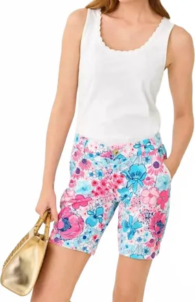 Lilly Pulitzer Gabbie Crochet Trimmed Tank Top In Resort White