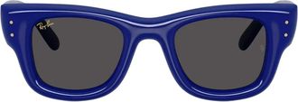 Ray-Ban Wayfarer Puffer - unisex - Zonnebrillen - Blauw - 47 MM - Nylon - Accessoires
