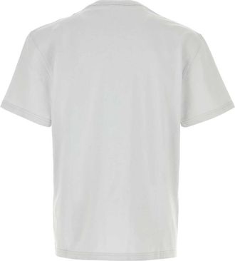 Alexander McQueen Mens Skull T-Shirt Gray Cotton