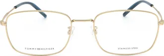 Tommy Hilfiger TH1934F Rectangular Metal Eyeglasses - Gold