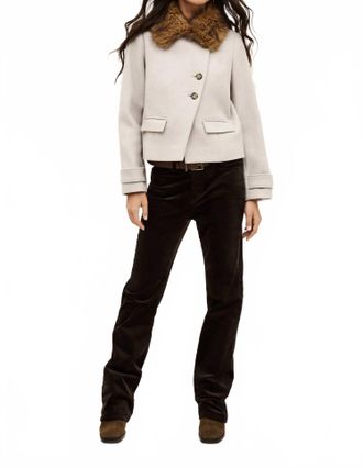 BA&SH Terry Coat In Ecru