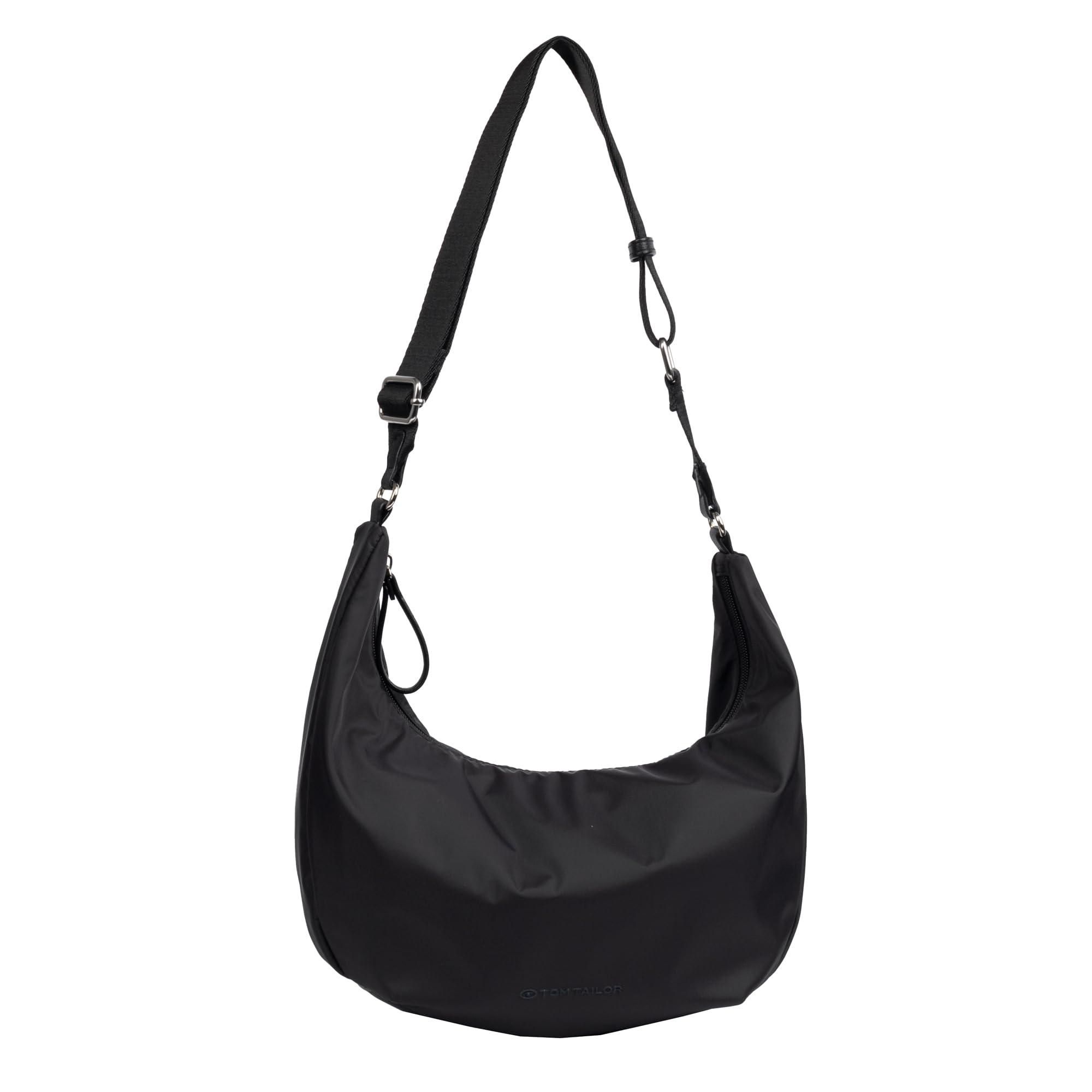 Tom Tailor Sansa Damen Hobo Bag Schultertasche Mittelgroß Schwarz - Main Image