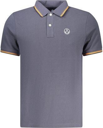 North Sails Blauwe Katoenen Heren Polo