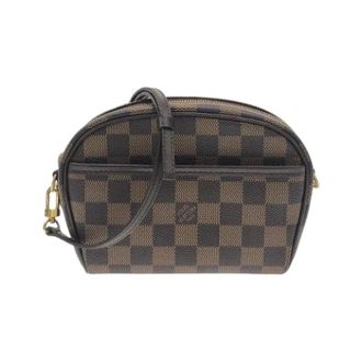 Louis Vuitton Pre-owned Cross Body Bags, female, Brown, Size: ONE SIZE Pre-owned Pochette Ipanema Damier Shoulder Bag