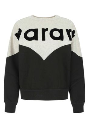Isabel Marant Two Tone Cotton Blend Houston Sweatshirt