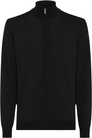 Roberto Ricci Design Maxell Full Zip Knit - Heren - Vesten - Zwart - M - Truien & Vesten