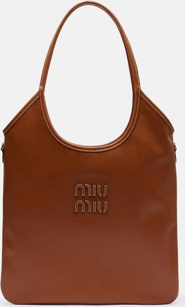 Miu Miu Ivy leather tote bag